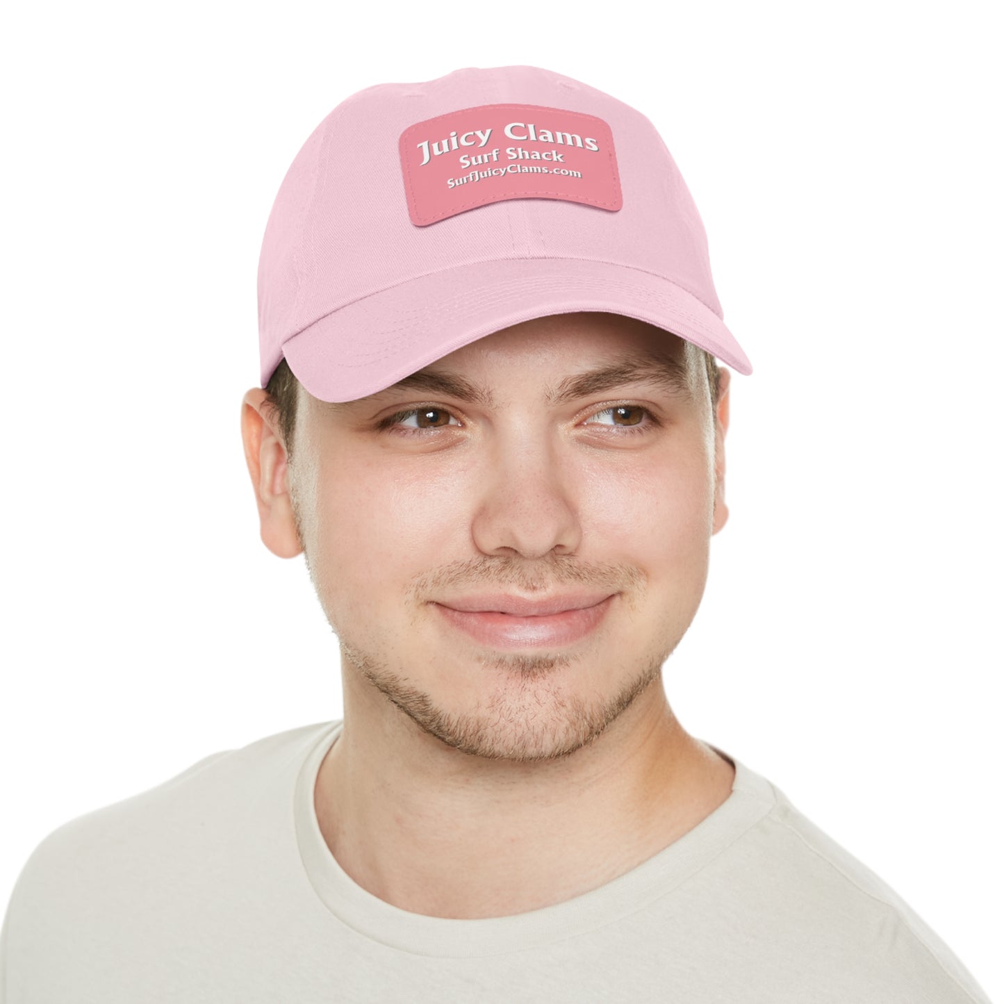 Juicy Clams Ball Cap with Pink Patch