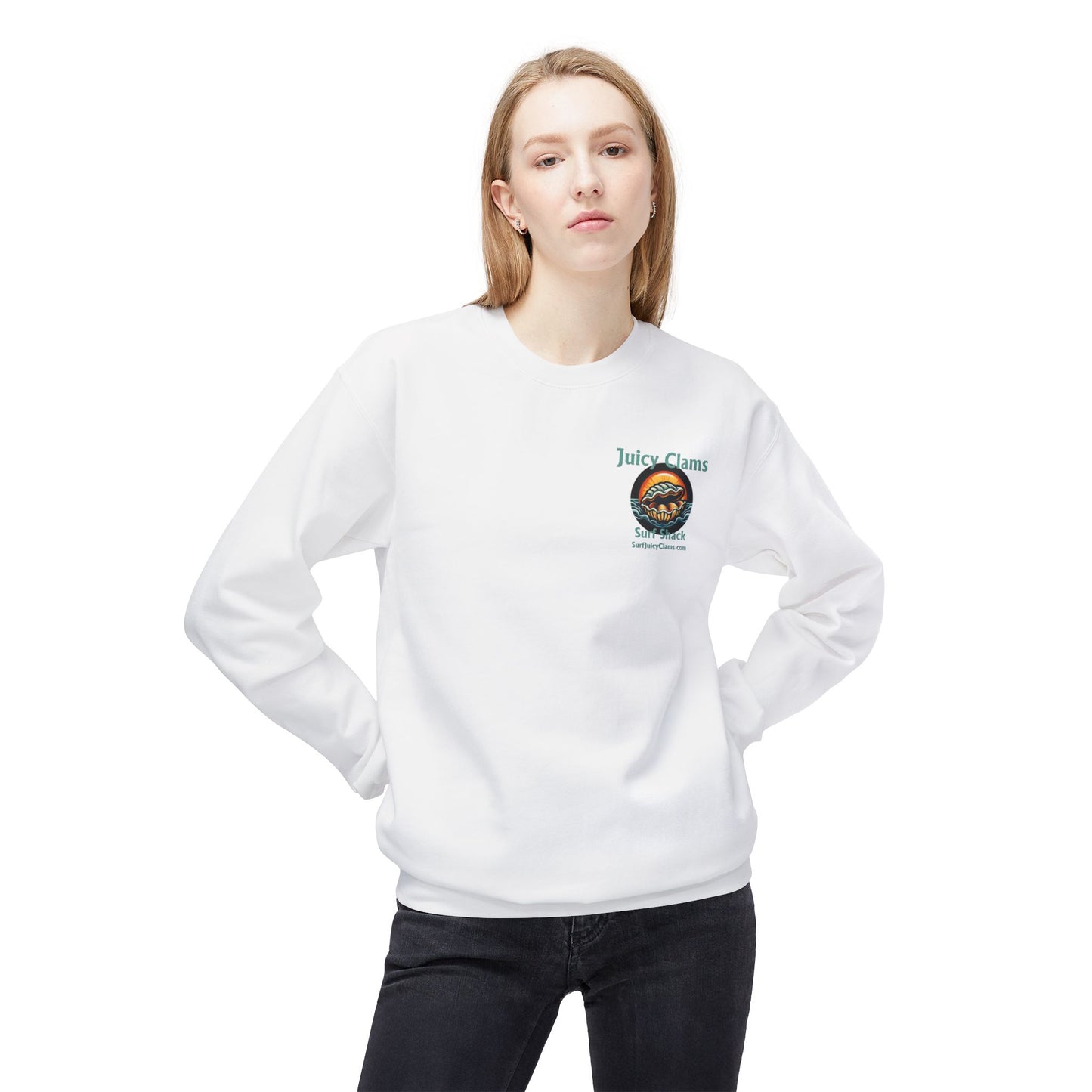 Juicy Clams Unisex Midweight Sweatshirt (A002)