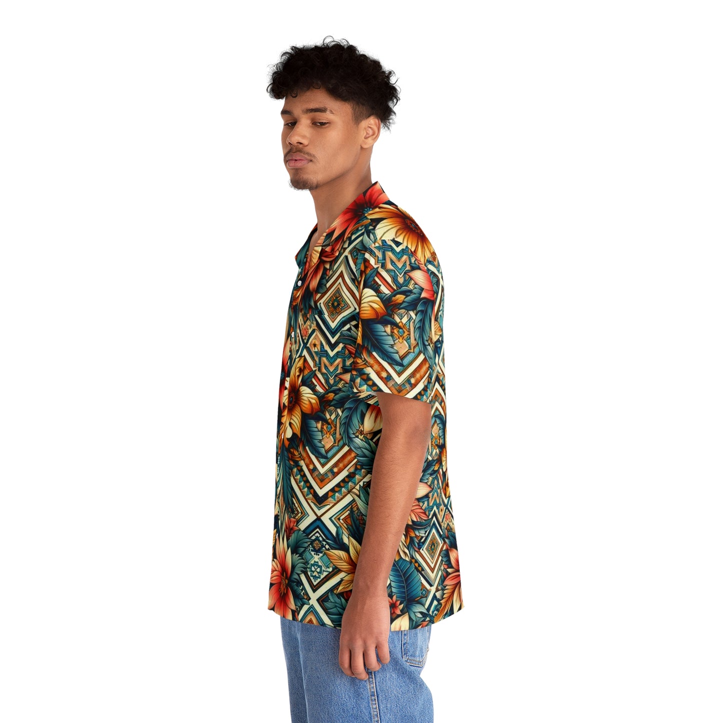 Juicy Clams Men's Hawaiian Shirt (H117)