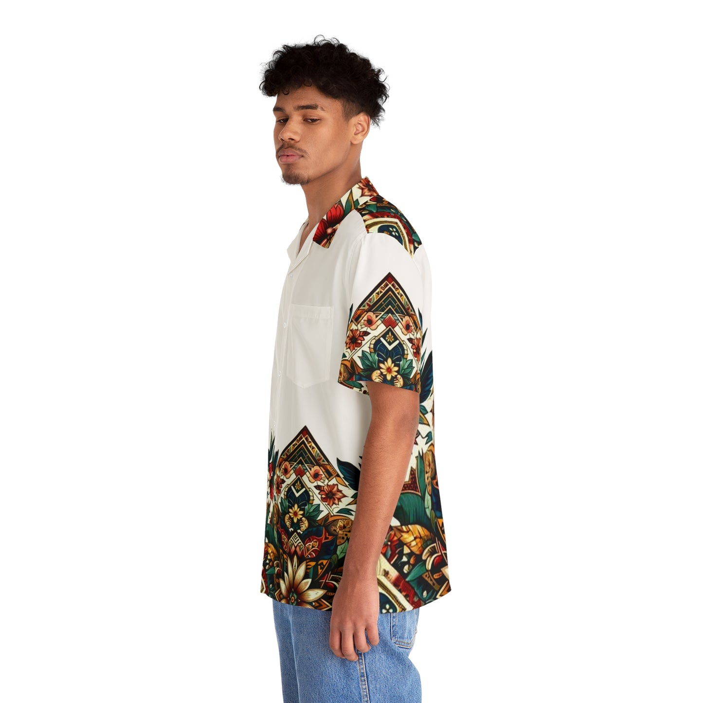 Juicy Clams Men's Hawaiian Shirt (1157)