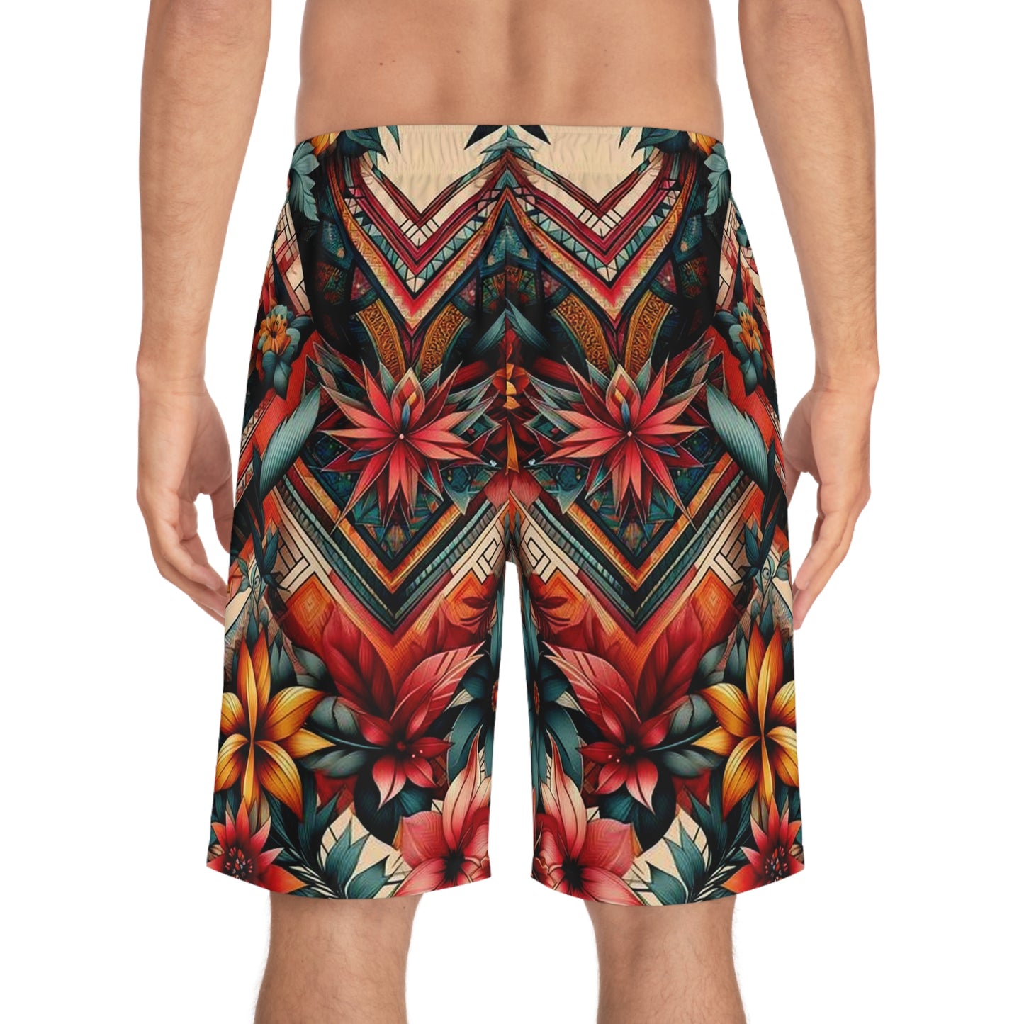 Juicy Clams Men's Board Shorts (H049)