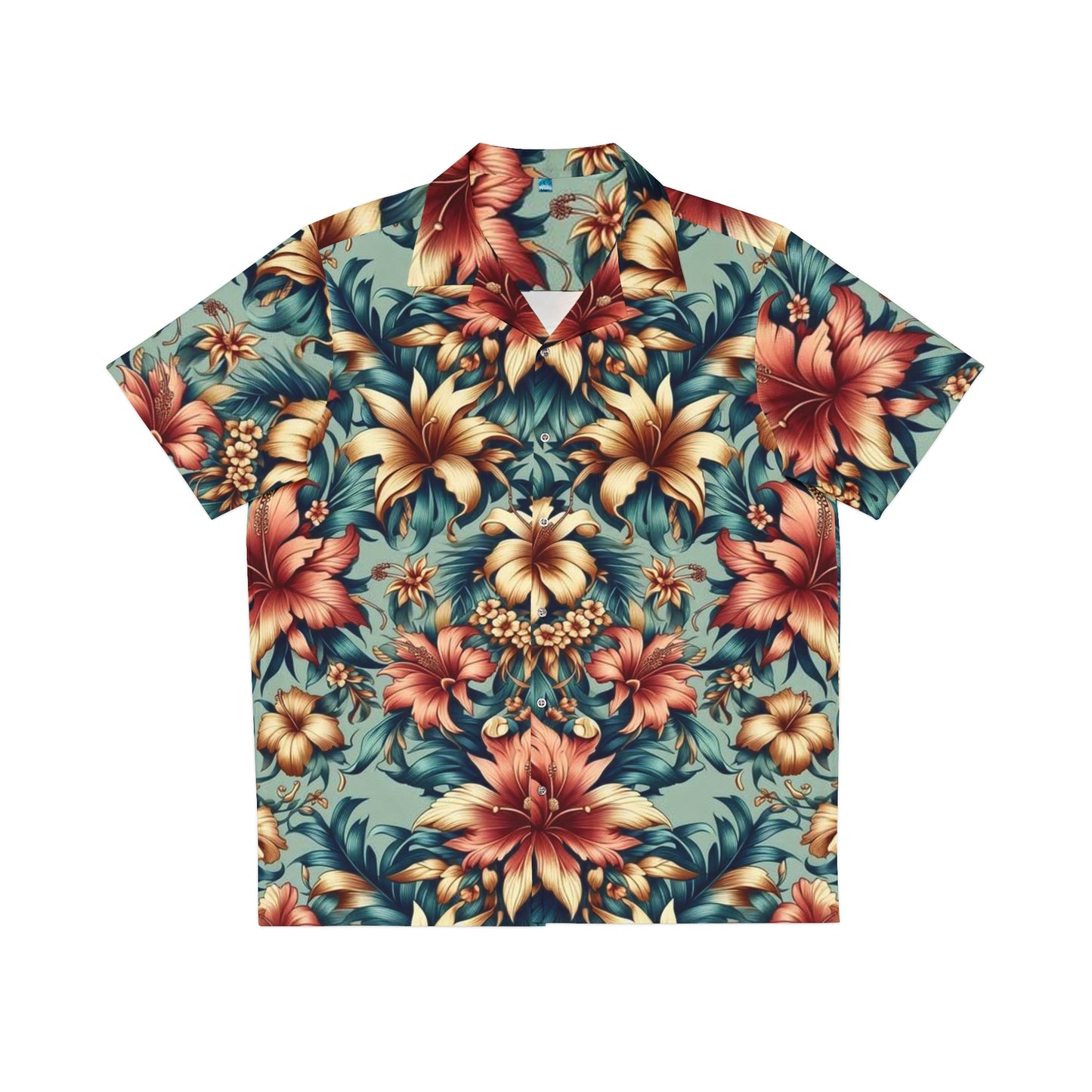 Juicy Clams Men's Hawaiian Shirt (1083)