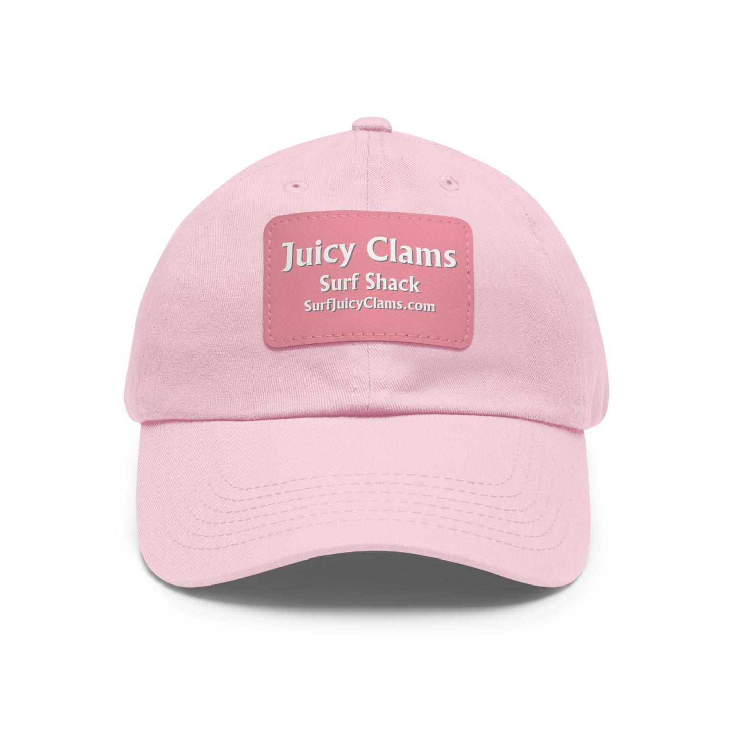 Juicy Clams Ball Cap with Pink Patch