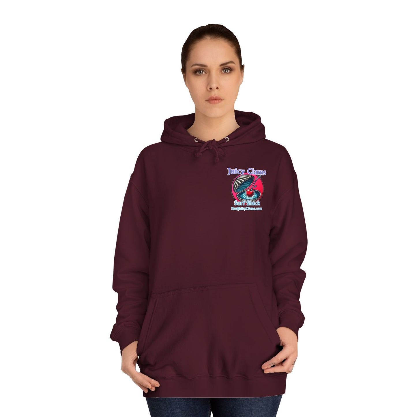Juicy Clams Unisex College Hoodie (A013)