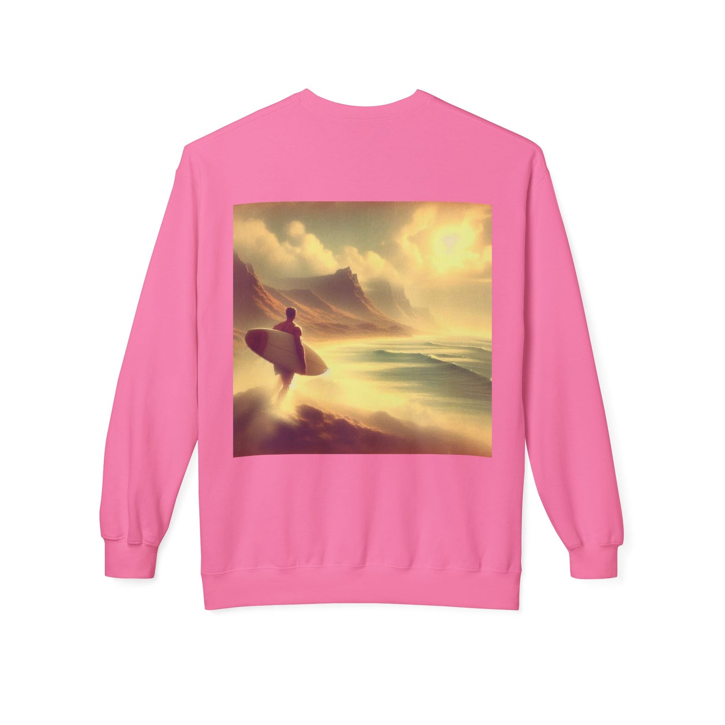 Juicy Clams Unisex Midweight Fleece Crewneck Sweatshirt (V047)