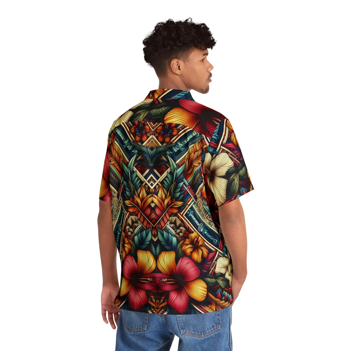 Juicy Clams Men's Hawaiian Shirt (H154)
