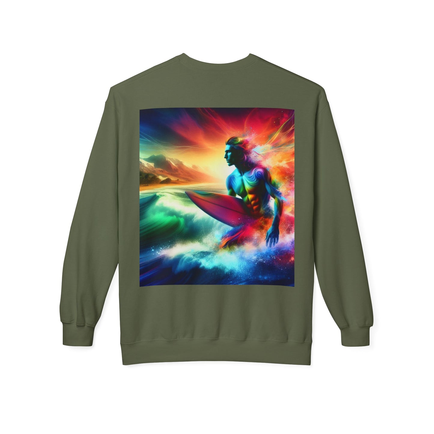 Juicy Clams Unisex Midweight Fleece Crewneck Sweatshirt (D002)