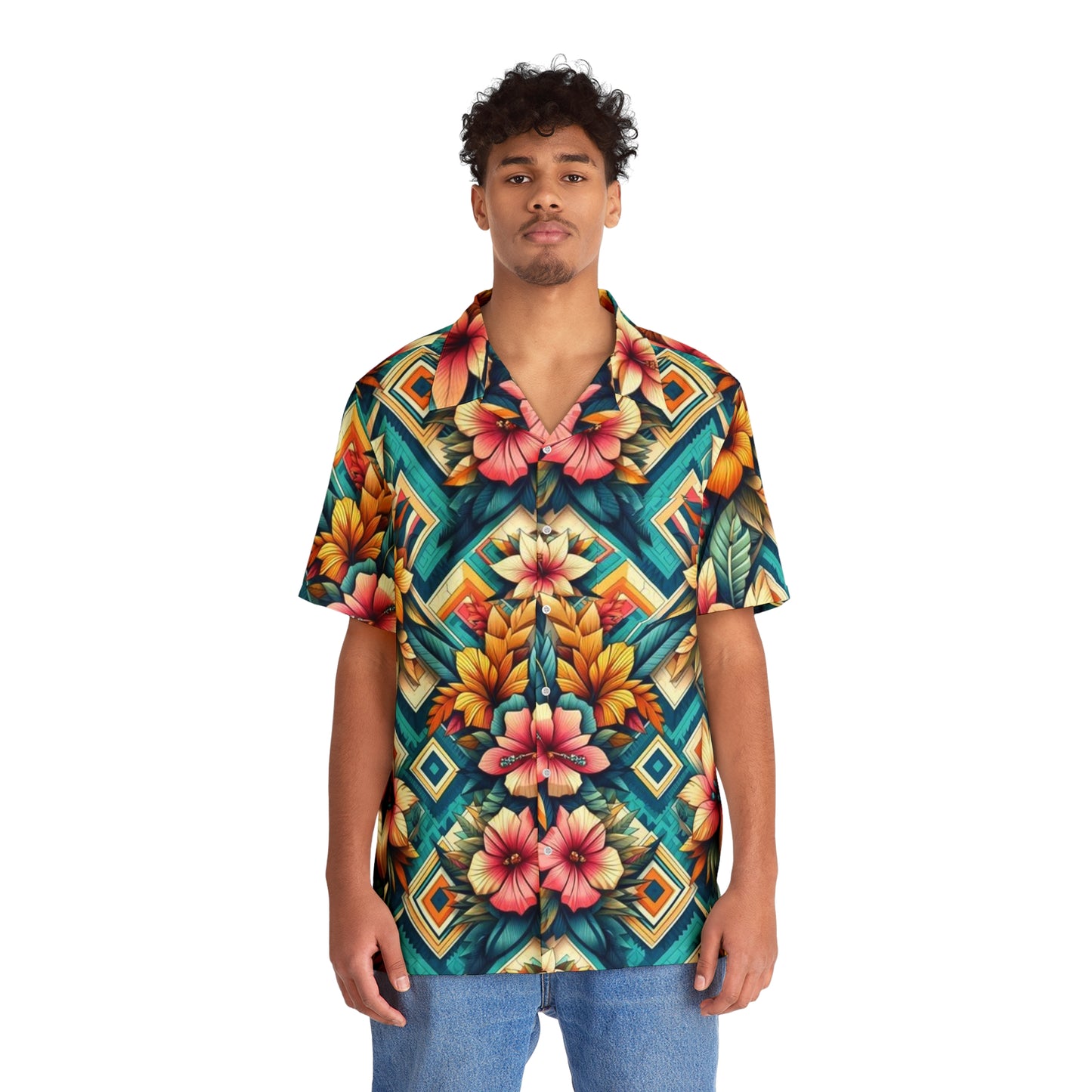 Juicy Clams Men's Hawaiian Shirt (1163)