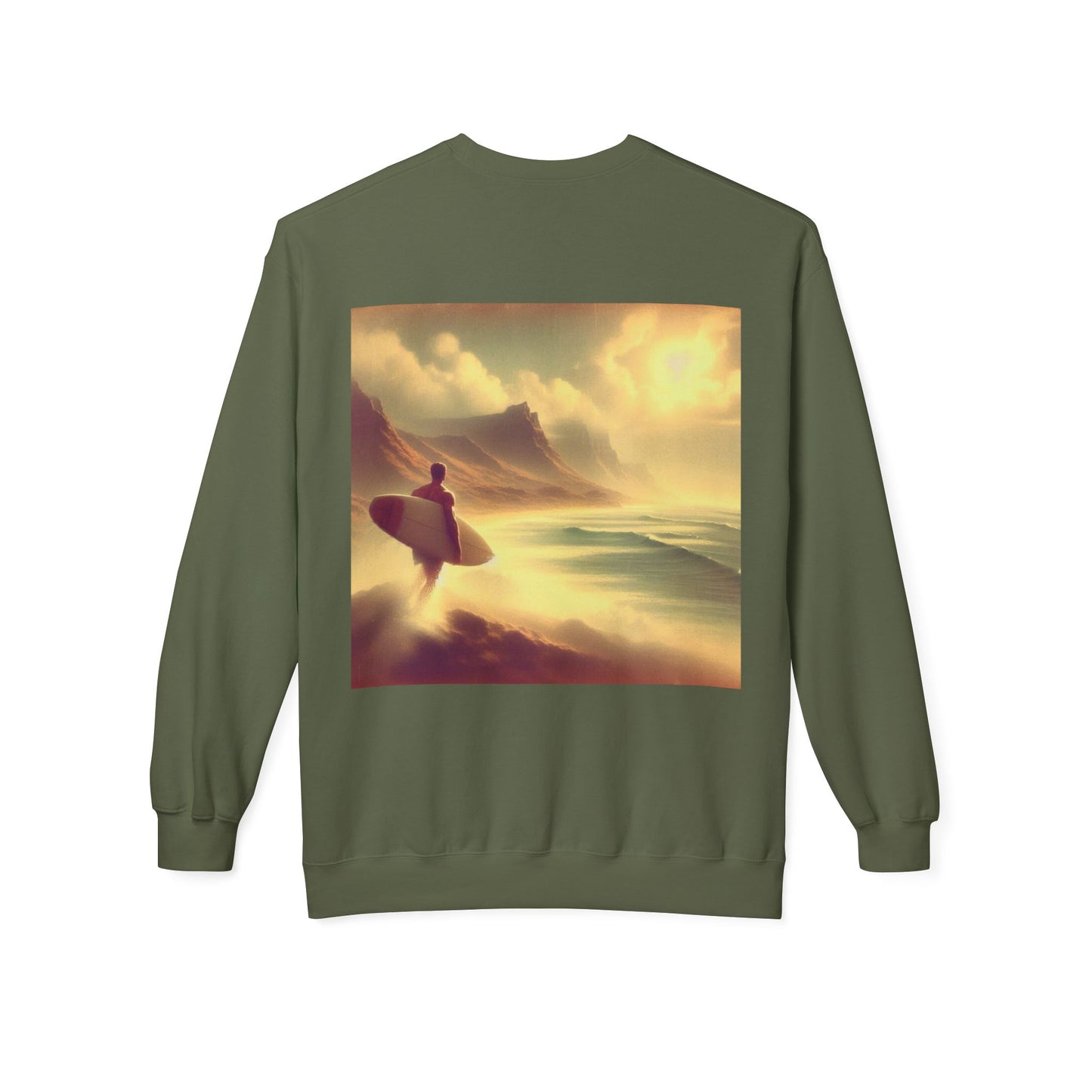 Juicy Clams Unisex Midweight Fleece Crewneck Sweatshirt (V047)