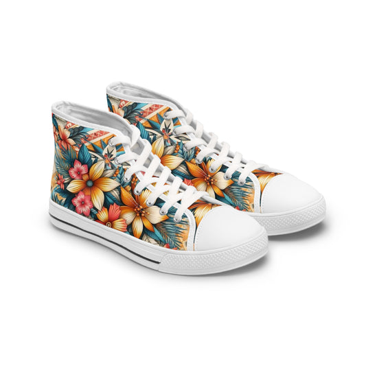 Juicy Clams Women's High Top Sneakers (1034)