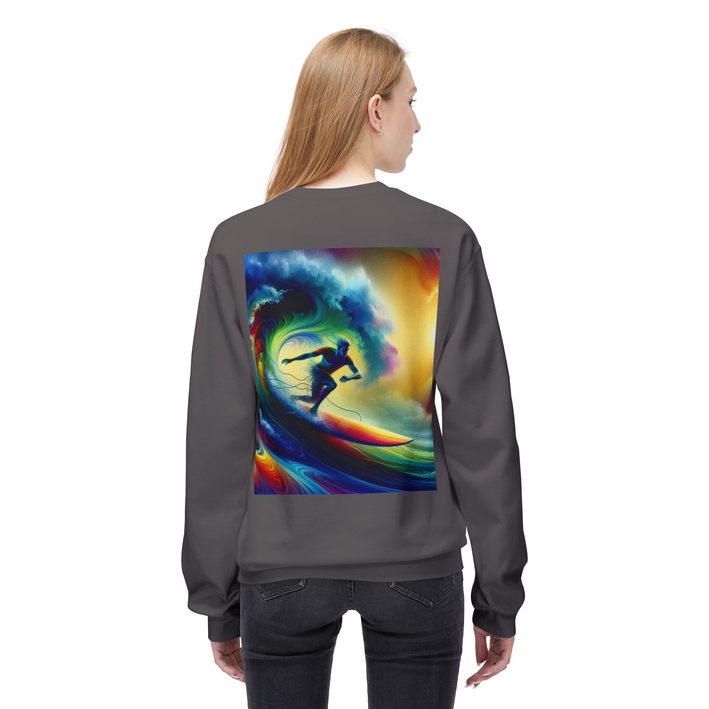 Juicy Clams Unisex Midweight Fleece Crewneck Sweatshirt (D027)