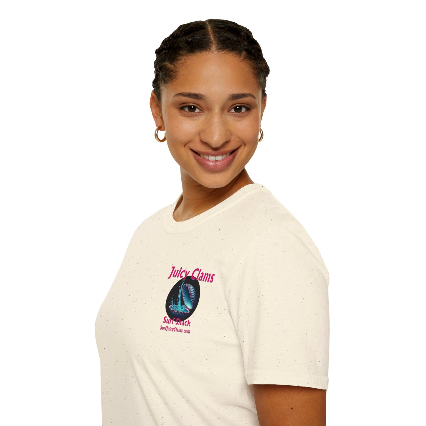 Juicy Clams Unisex Logo T-Shirt (L010)