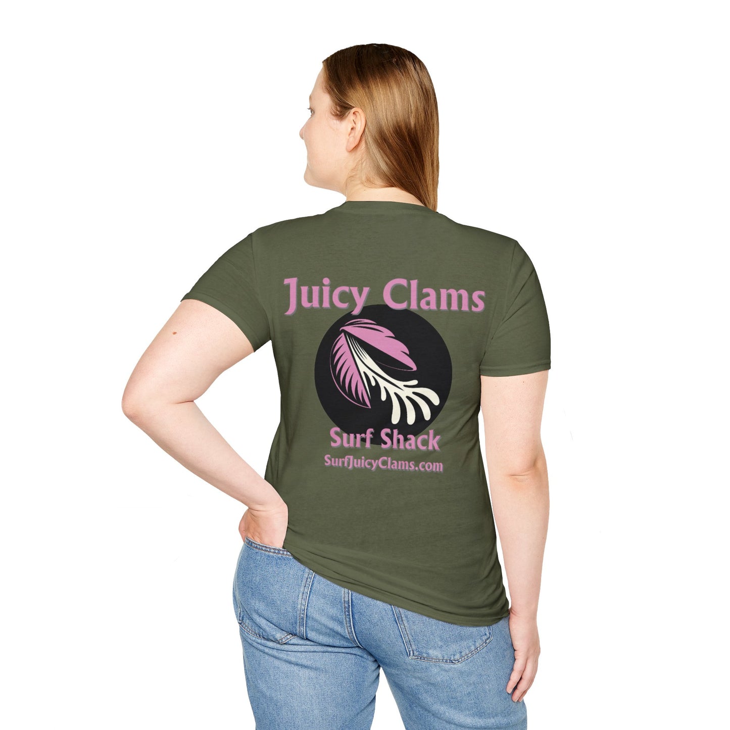 Juicy Clams Unisex Logo T-Shirt (L001)