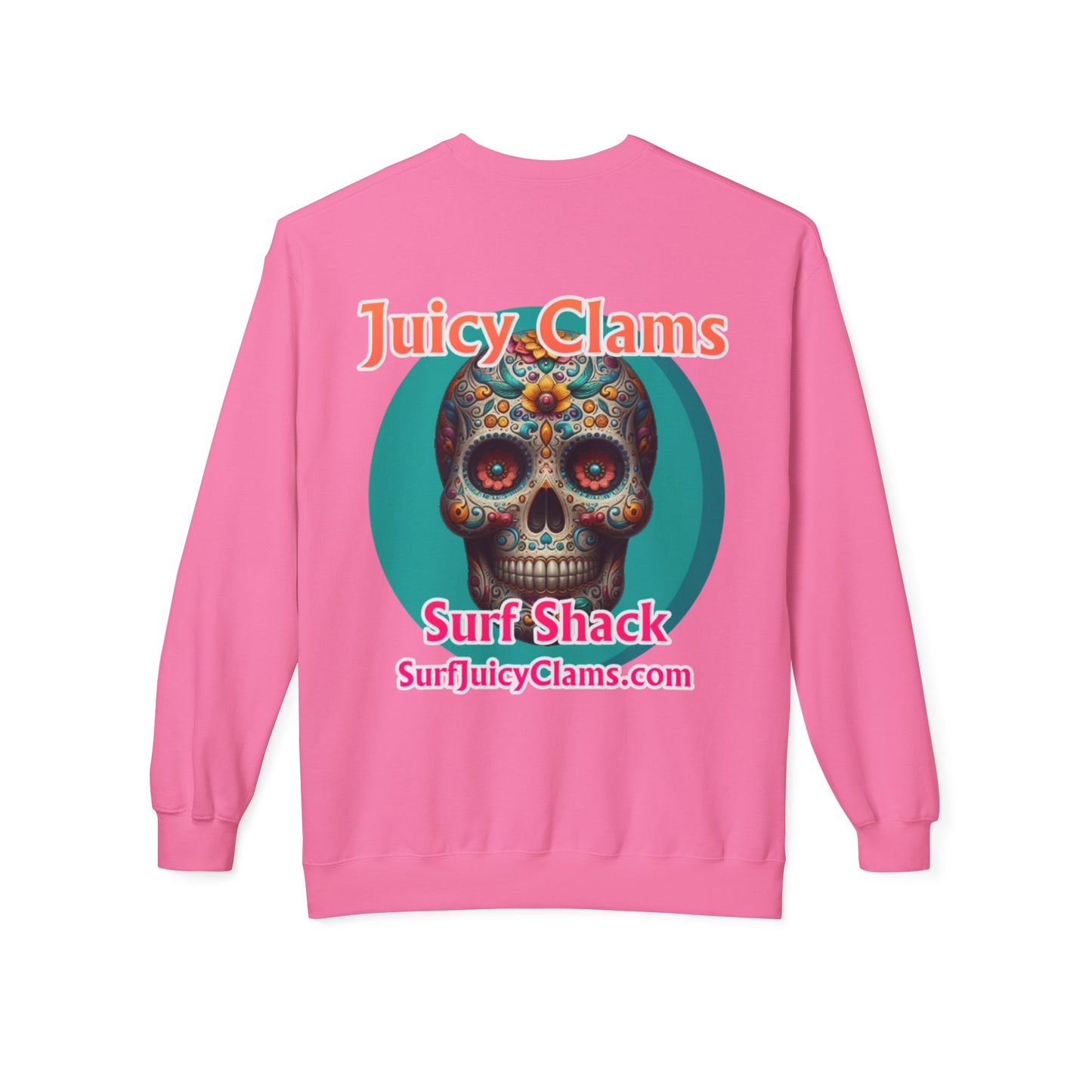 Juicy Clams Unisex Midweight Fleece Crewneck Sweatshirt (L022)