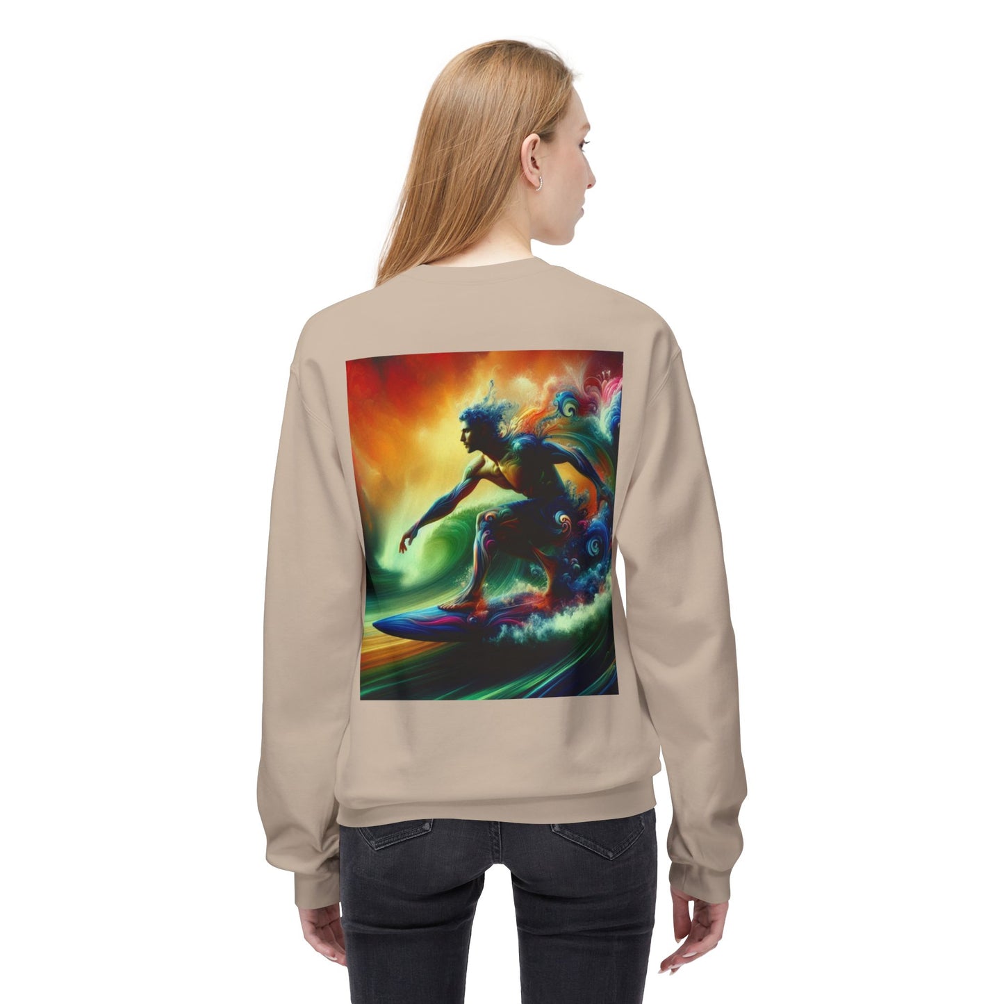 Juicy Clams Unisex Midweight Fleece Crewneck Sweatshirt (D047)