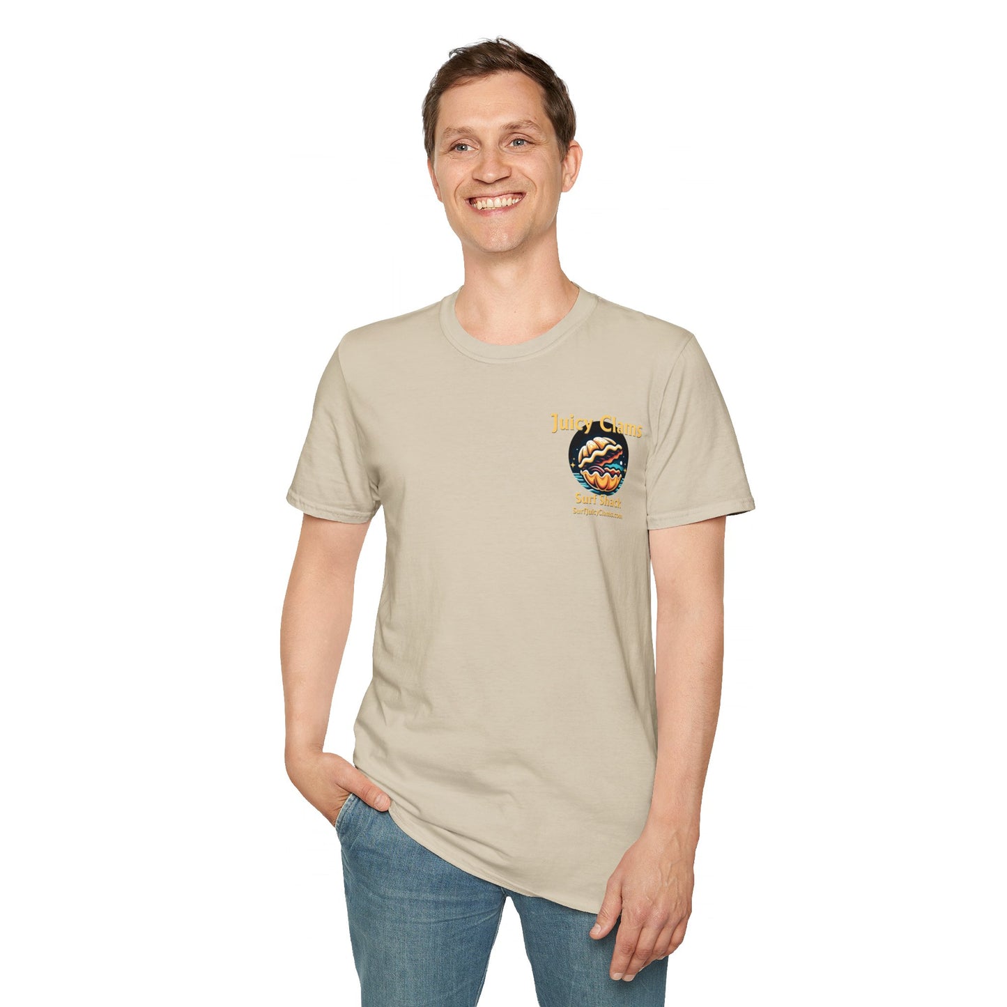 Juicy Clams Unisex Logo T-Shirt (L008)