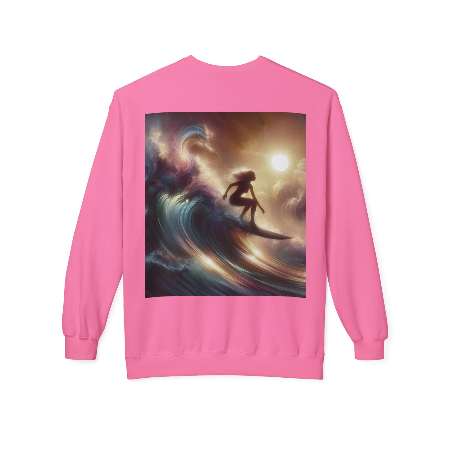 Juicy Clams Unisex Midweight Fleece Crewneck Sweatshirt (V038)