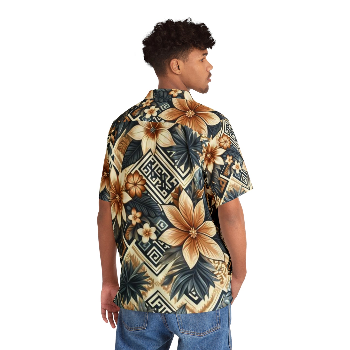 Juicy Clams Men's Hawaiian Shirt (1119)