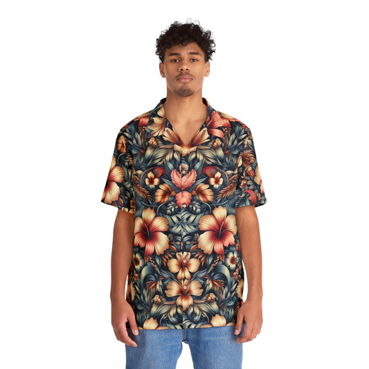 Juicy Clams Men's Hawaiian Shirt (1094)