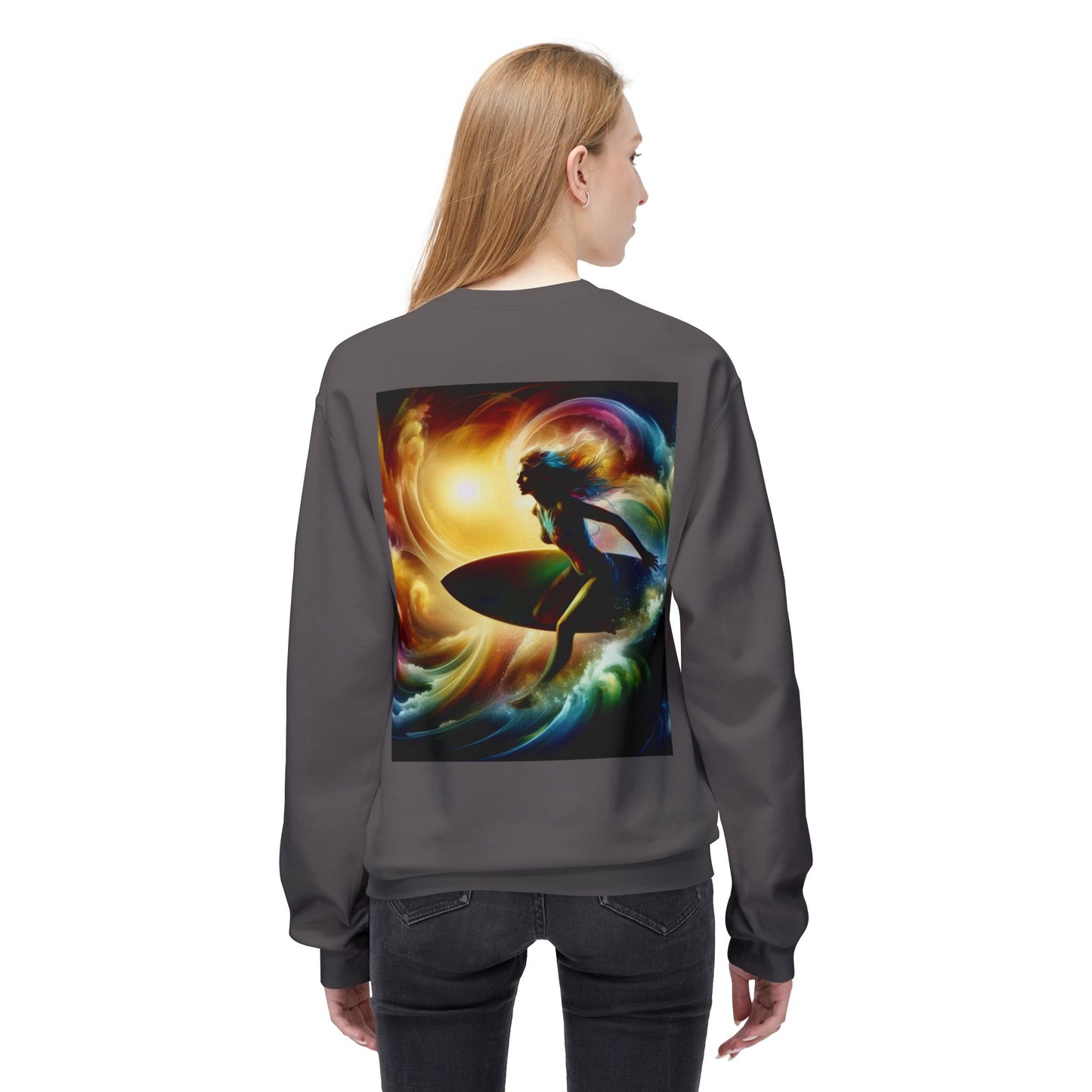 Juicy Clams Unisex Midweight Fleece Crewneck Sweatshirt (D008)