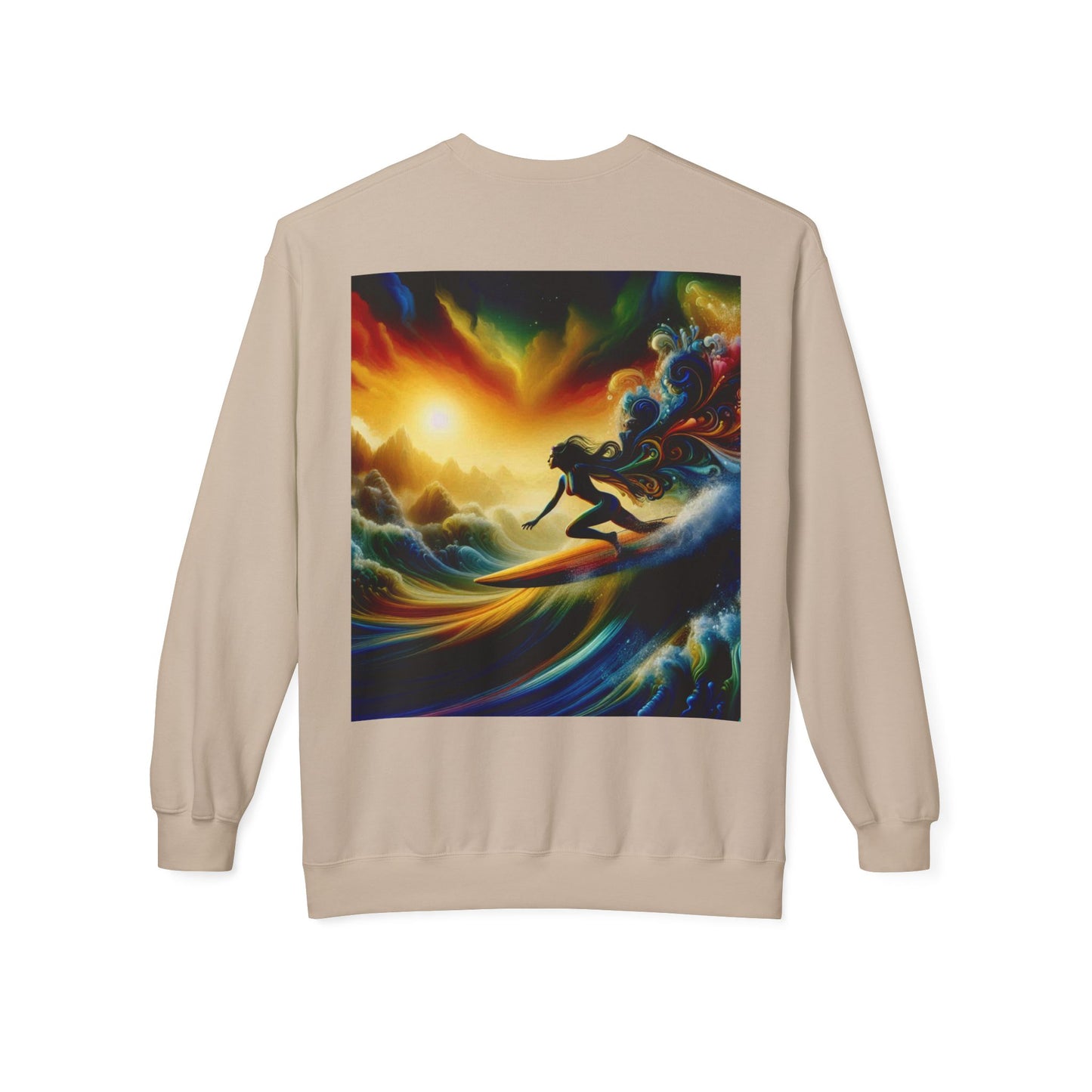 Juicy Clams Unisex Midweight Fleece Crewneck Sweatshirt (D012)