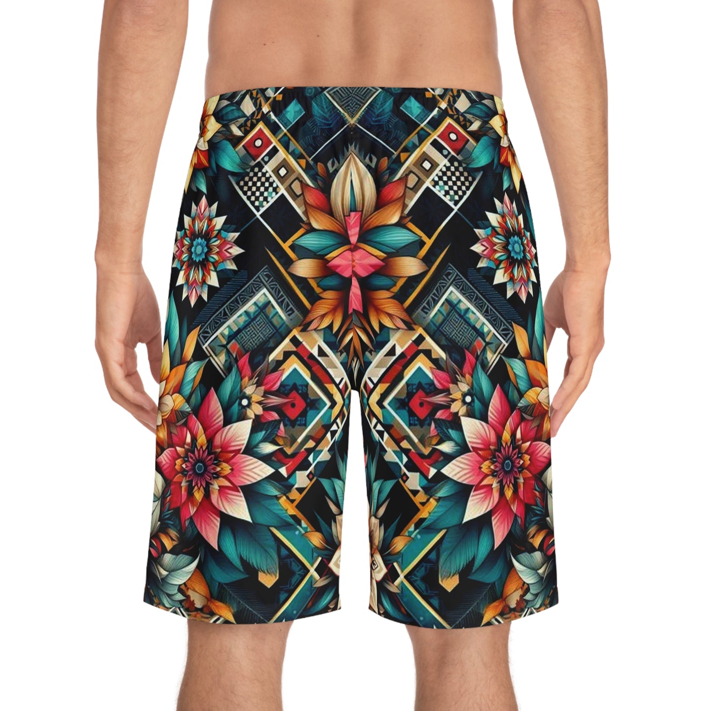 Juicy Clams Men's Board Shorts (H065)