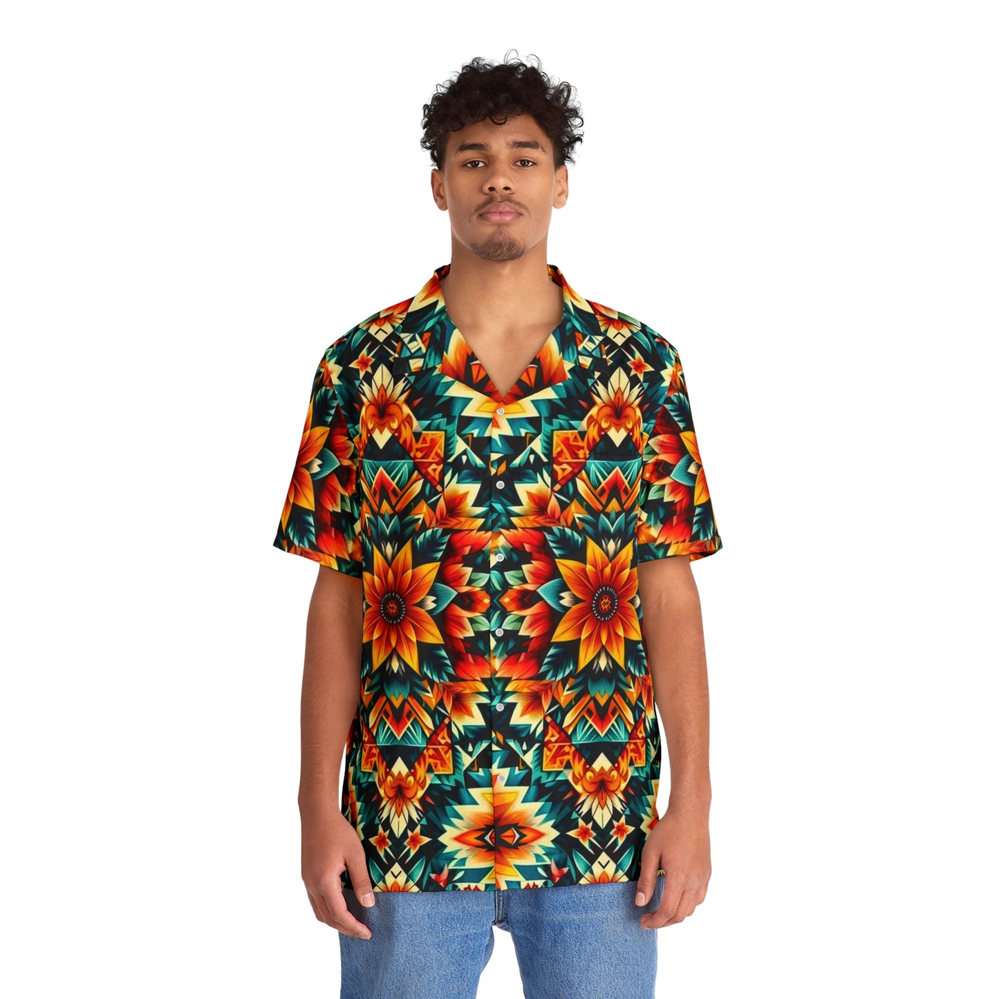 Juicy Clams Men's Hawaiian Shirt (1006)