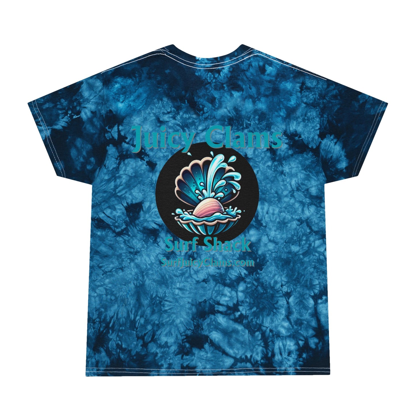 Juicy Clams Unisex Logo Crystal Tie-Dye T-Shirt (A004)