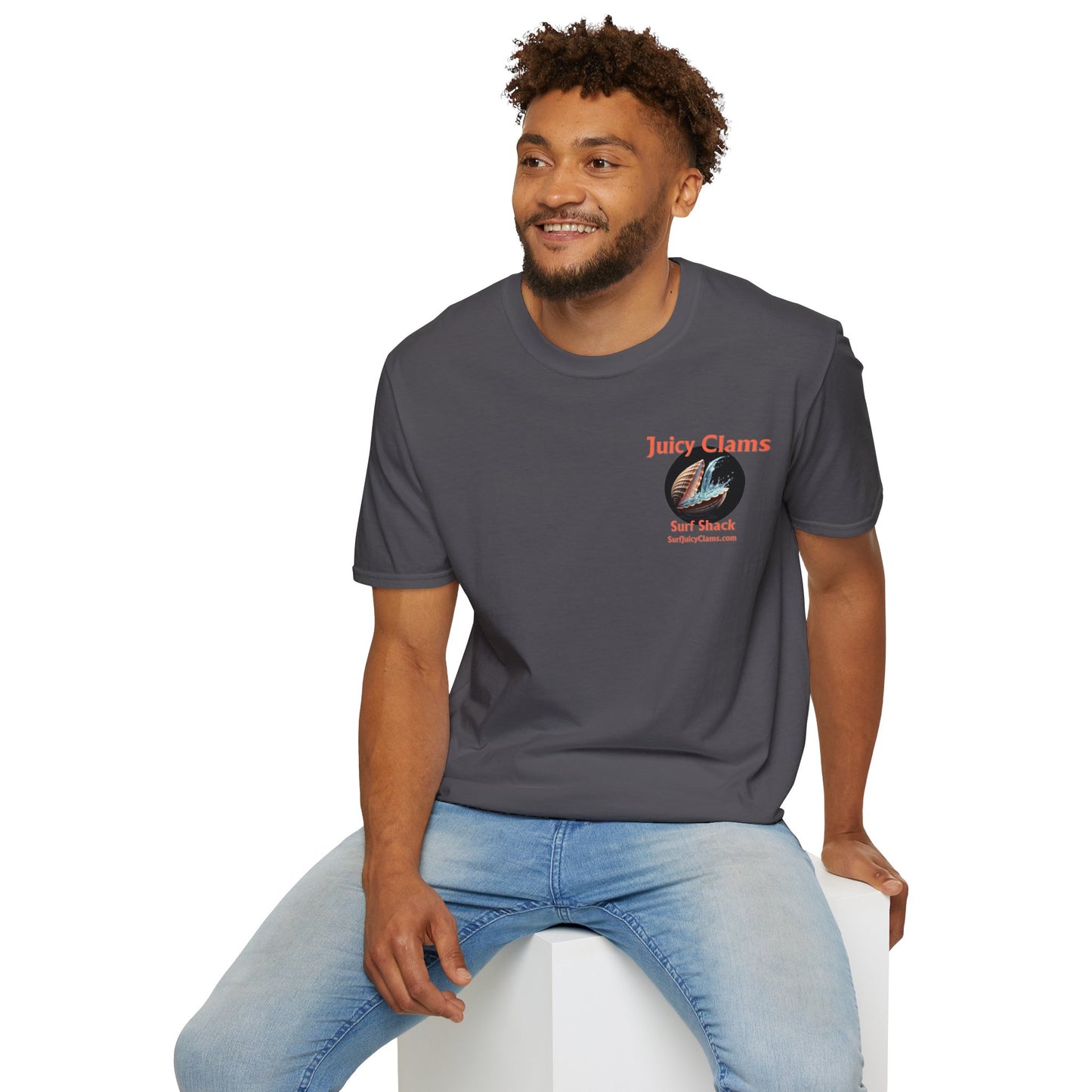 Juicy Clams Unisex Logo T-Shirt (L007)