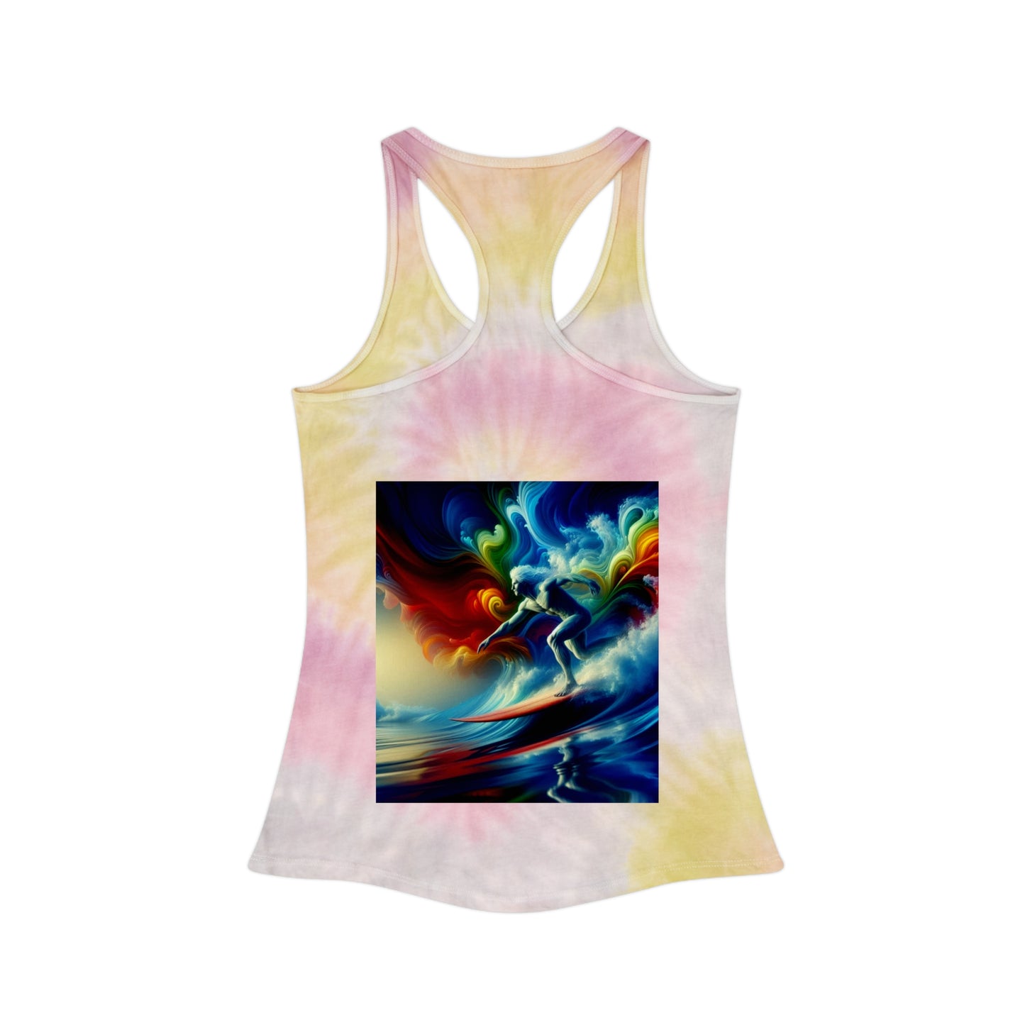 Juicy Clams Tie Dye Racerback Tank Top (D041)