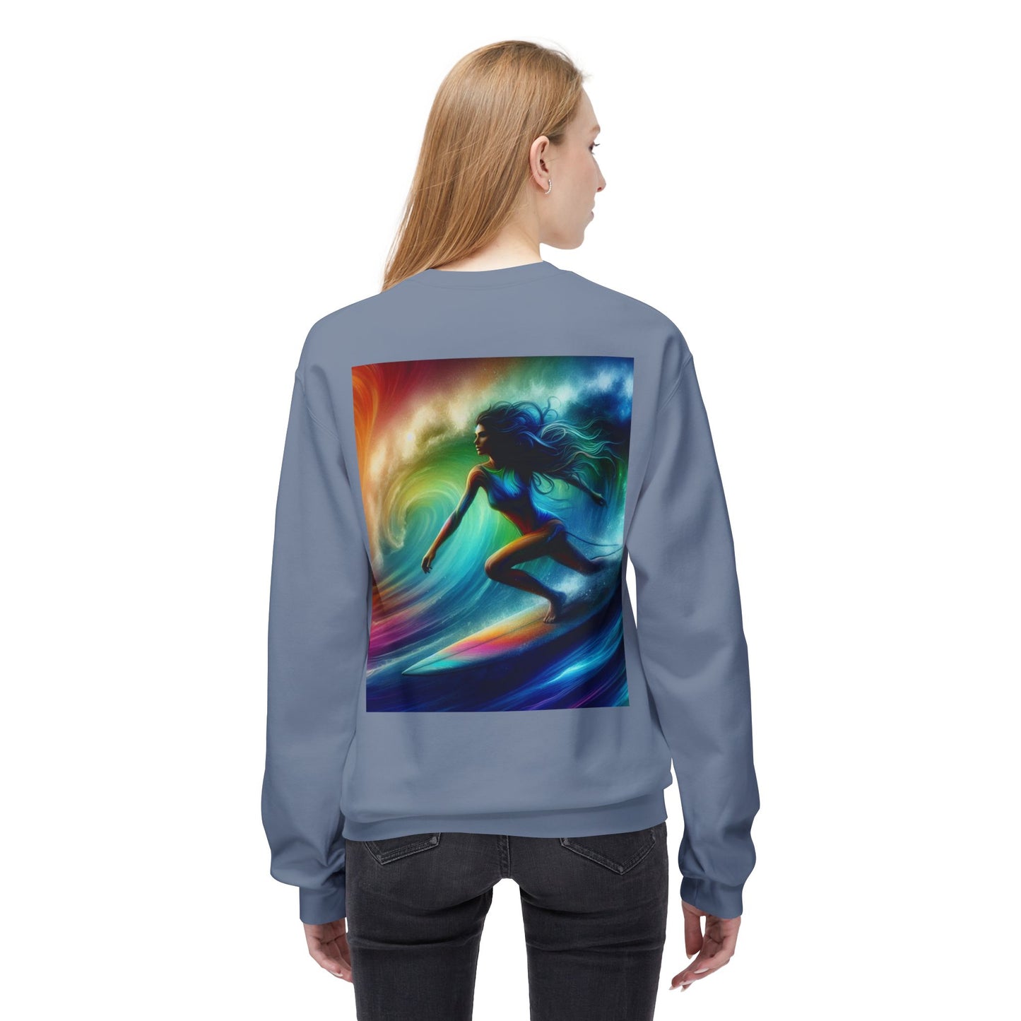 Juicy Clams Unisex Midweight Fleece Crewneck Sweatshirt (D036)