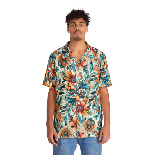 Juicy Clams Men's Hawaiian Shirt (1106)