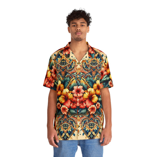 Juicy Clams Men's Hawaiian Shirt (1067)