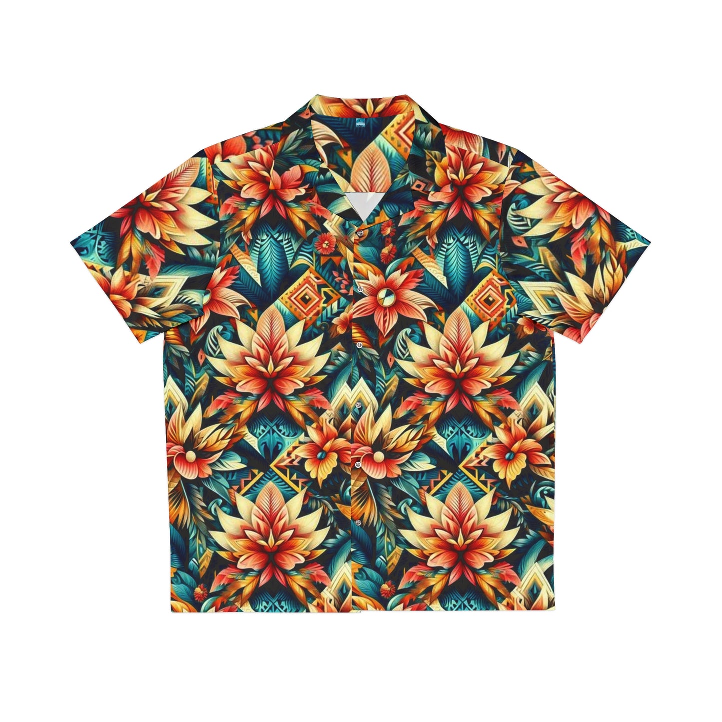 Juicy Clams Men's Hawaiian Shirt (1009)
