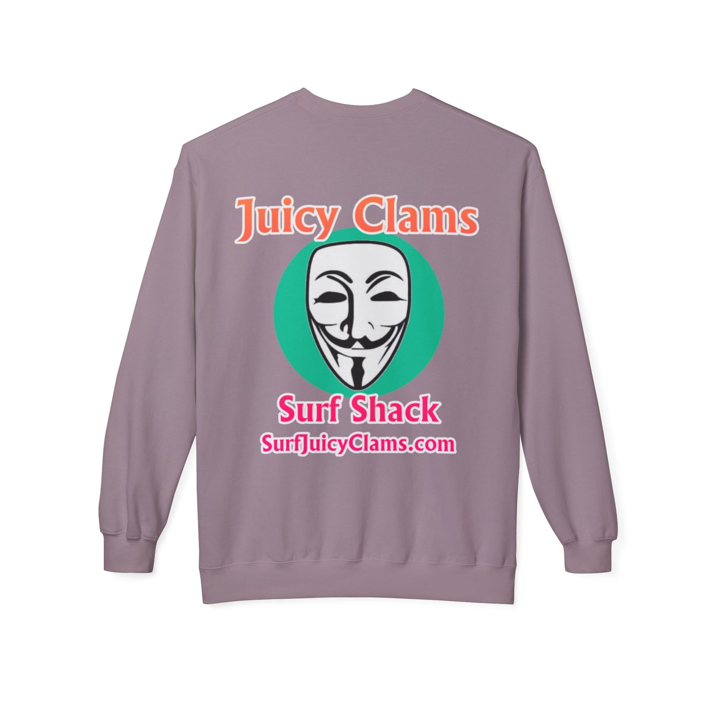 Juicy Clams Unisex Midweight Fleece Crewneck Sweatshirt (L030)