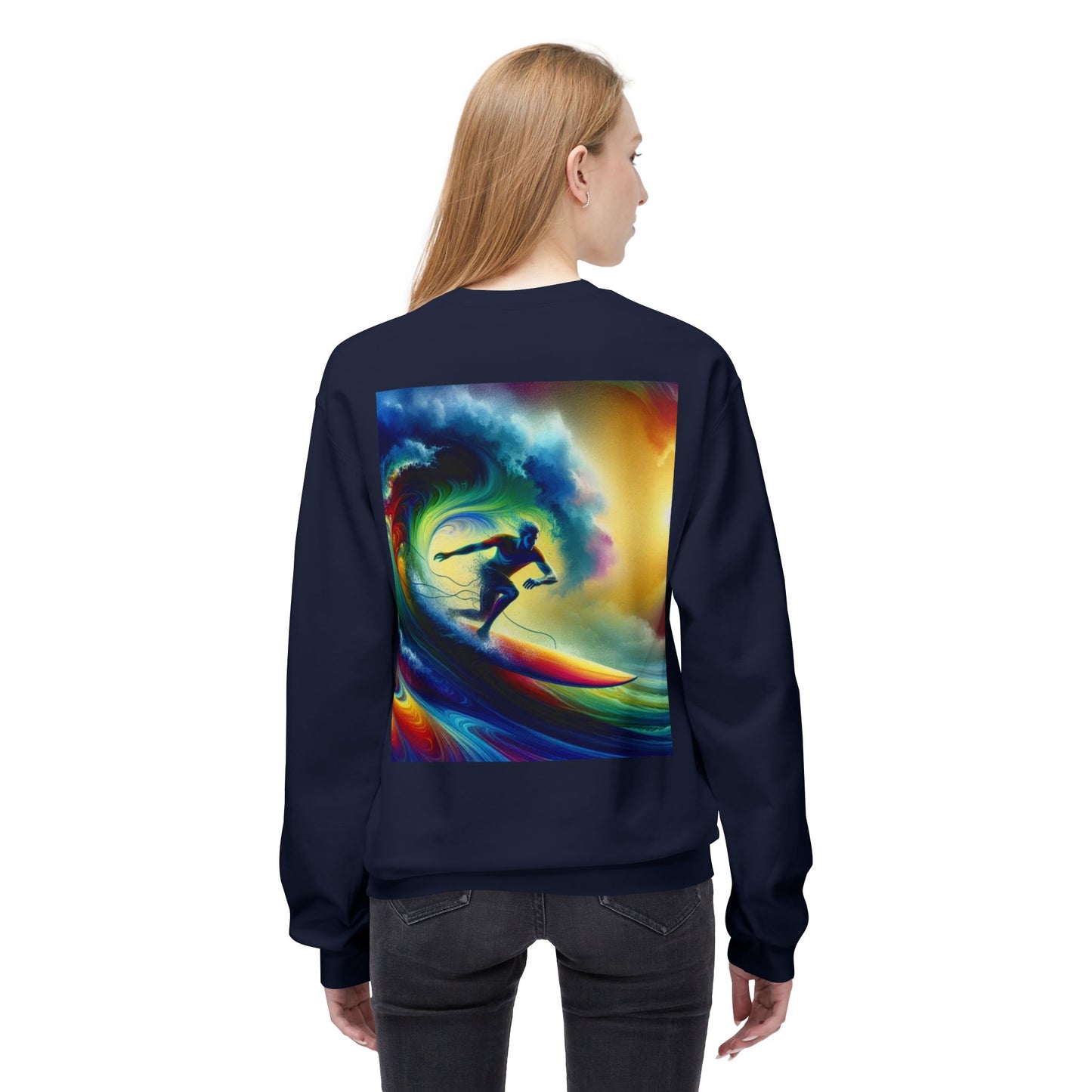 Juicy Clams Unisex Midweight Fleece Crewneck Sweatshirt (D027)