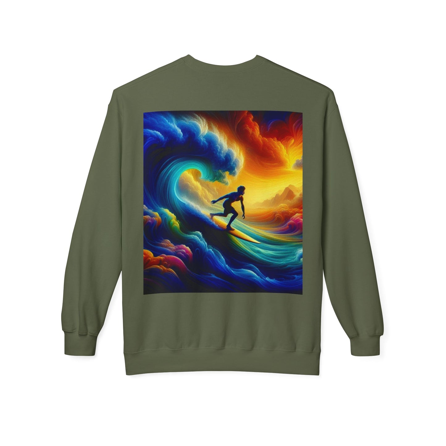 Juicy Clams Unisex Midweight Fleece Crewneck Sweatshirt (D014)