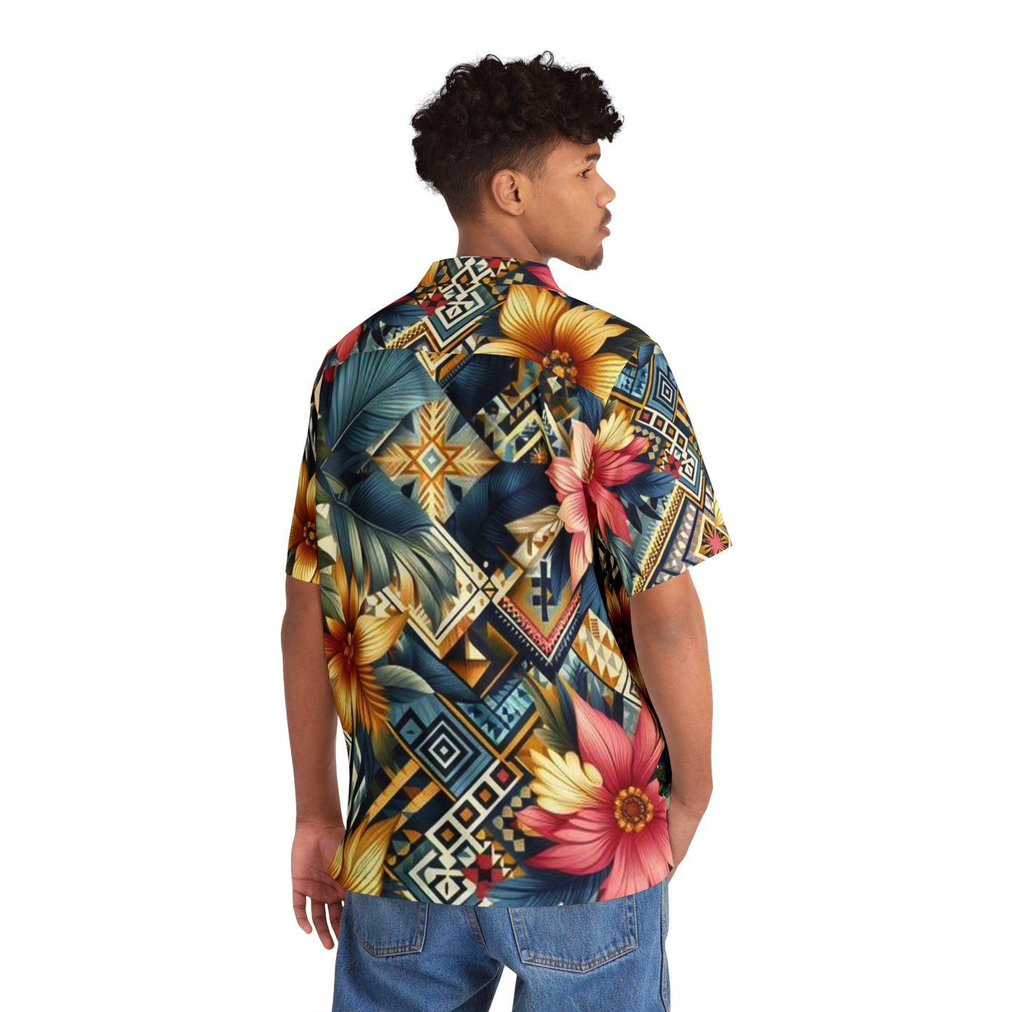 Juicy Clams Men's Hawaiian Shirt (1075)