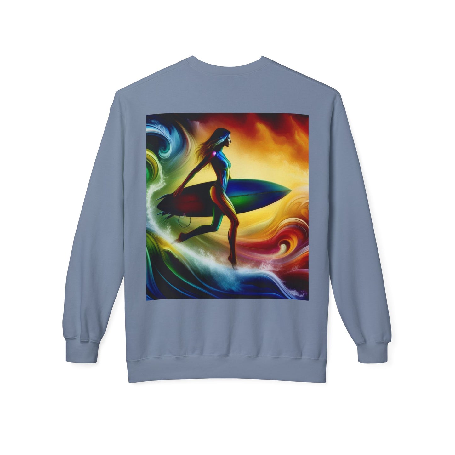 Juicy Clams Unisex Midweight Fleece Crewneck Sweatshirt (D003)