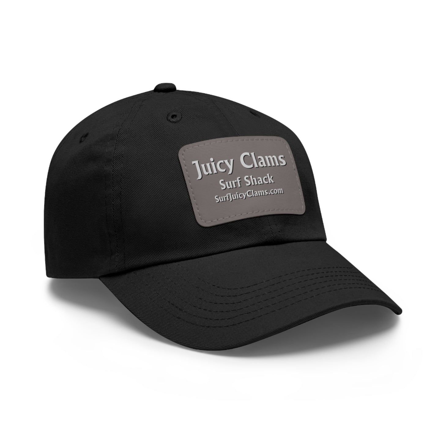 Juicy Clams Ball Cap with Grey Patch