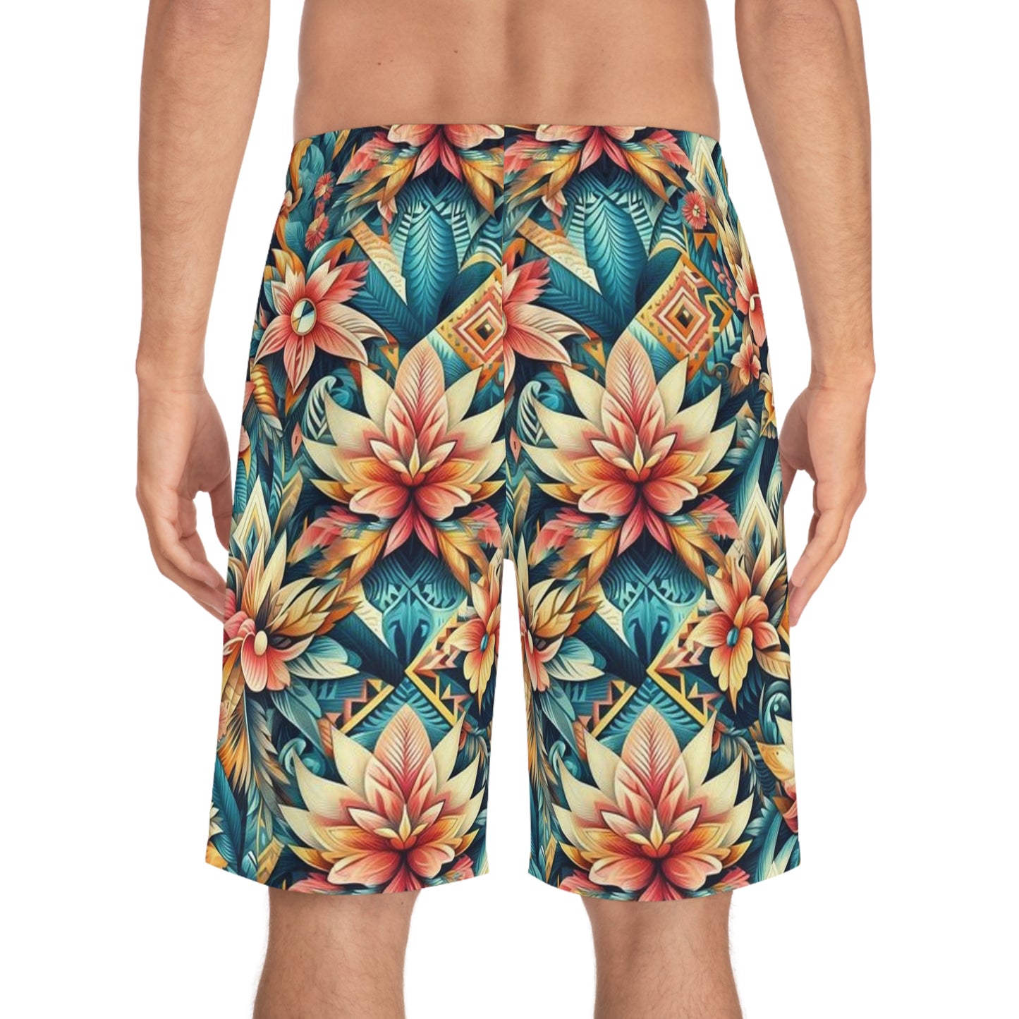 Juicy Clams Men's Board Shorts (1009)