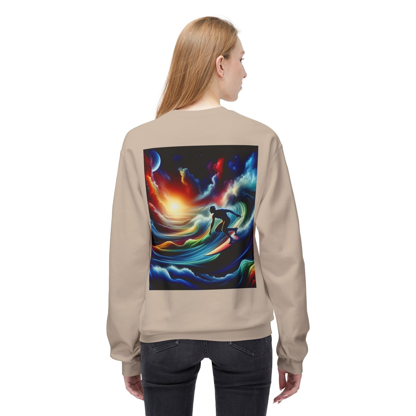 Juicy Clams Unisex Midweight Fleece Crewneck Sweatshirt (D032)