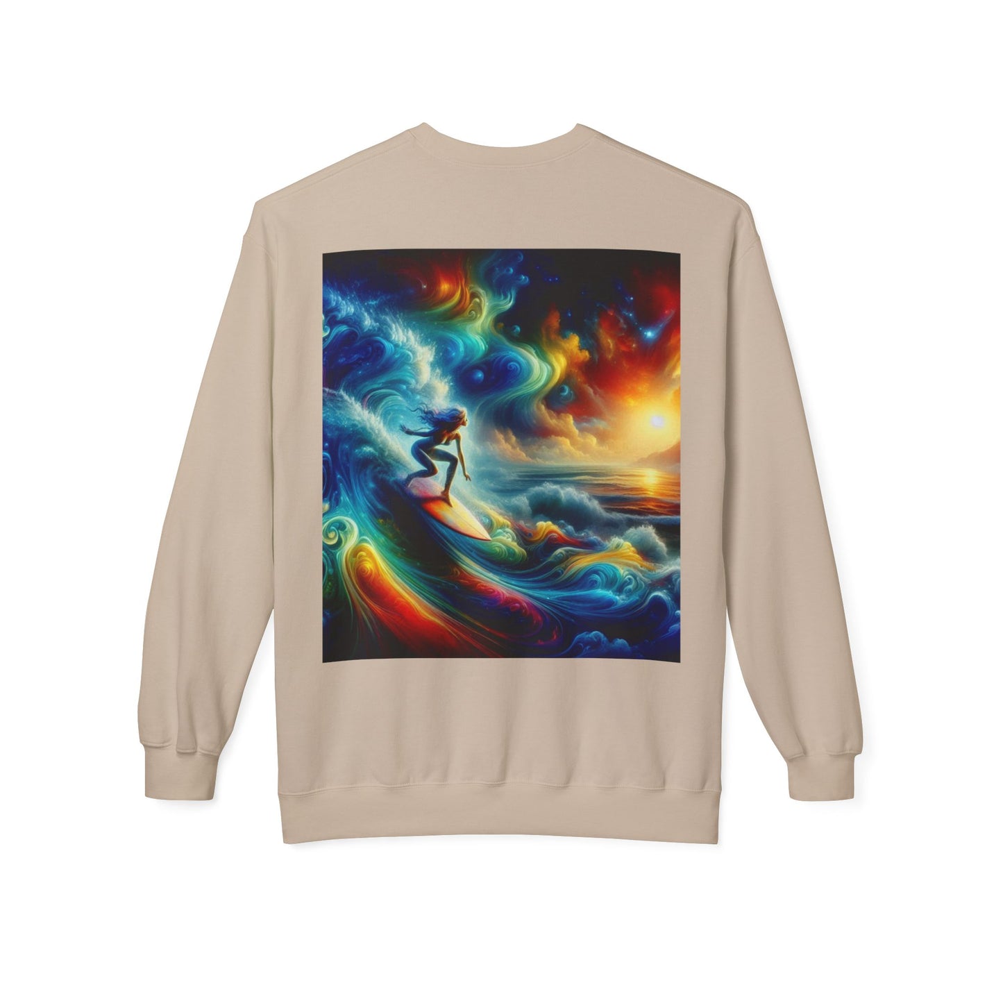 Juicy Clams Unisex Midweight Fleece Crewneck Sweatshirt (D035)