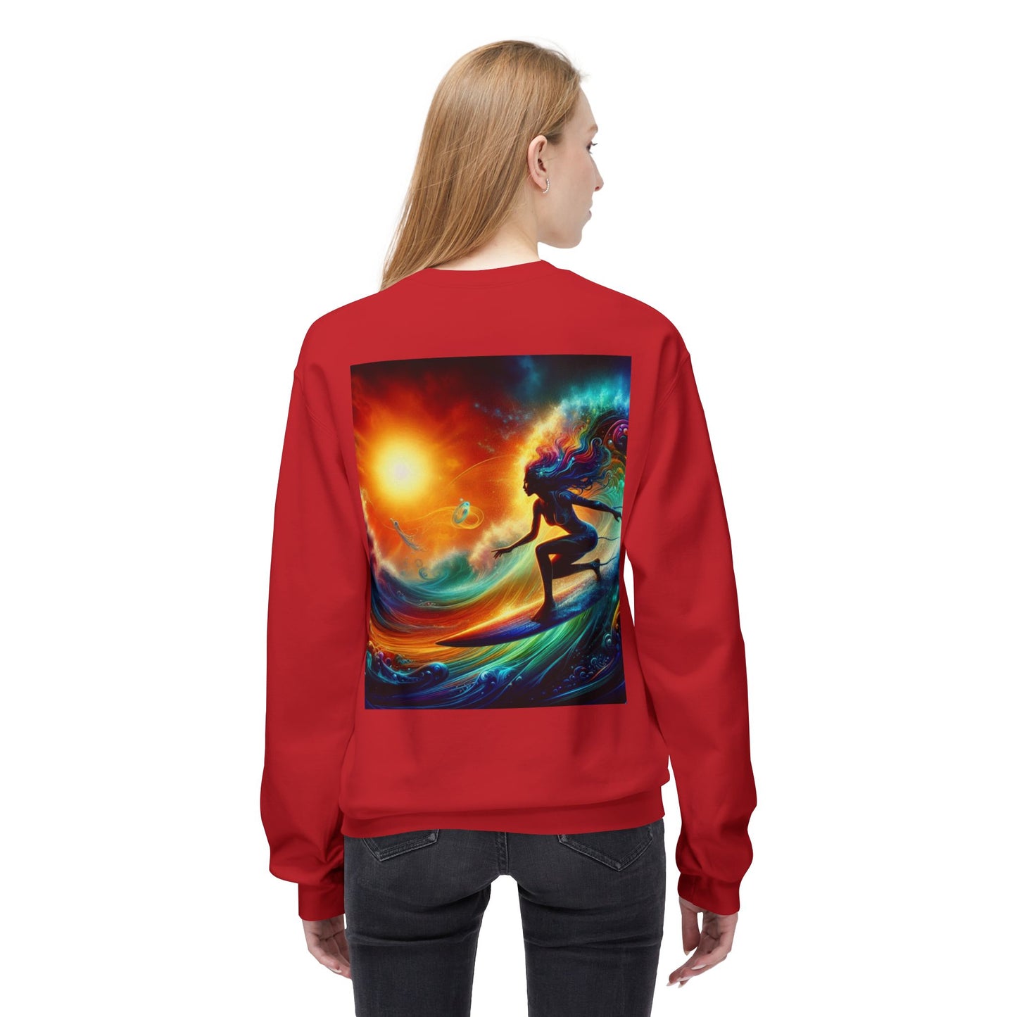 Juicy Clams Unisex Midweight Fleece Crewneck Sweatshirt (D033)