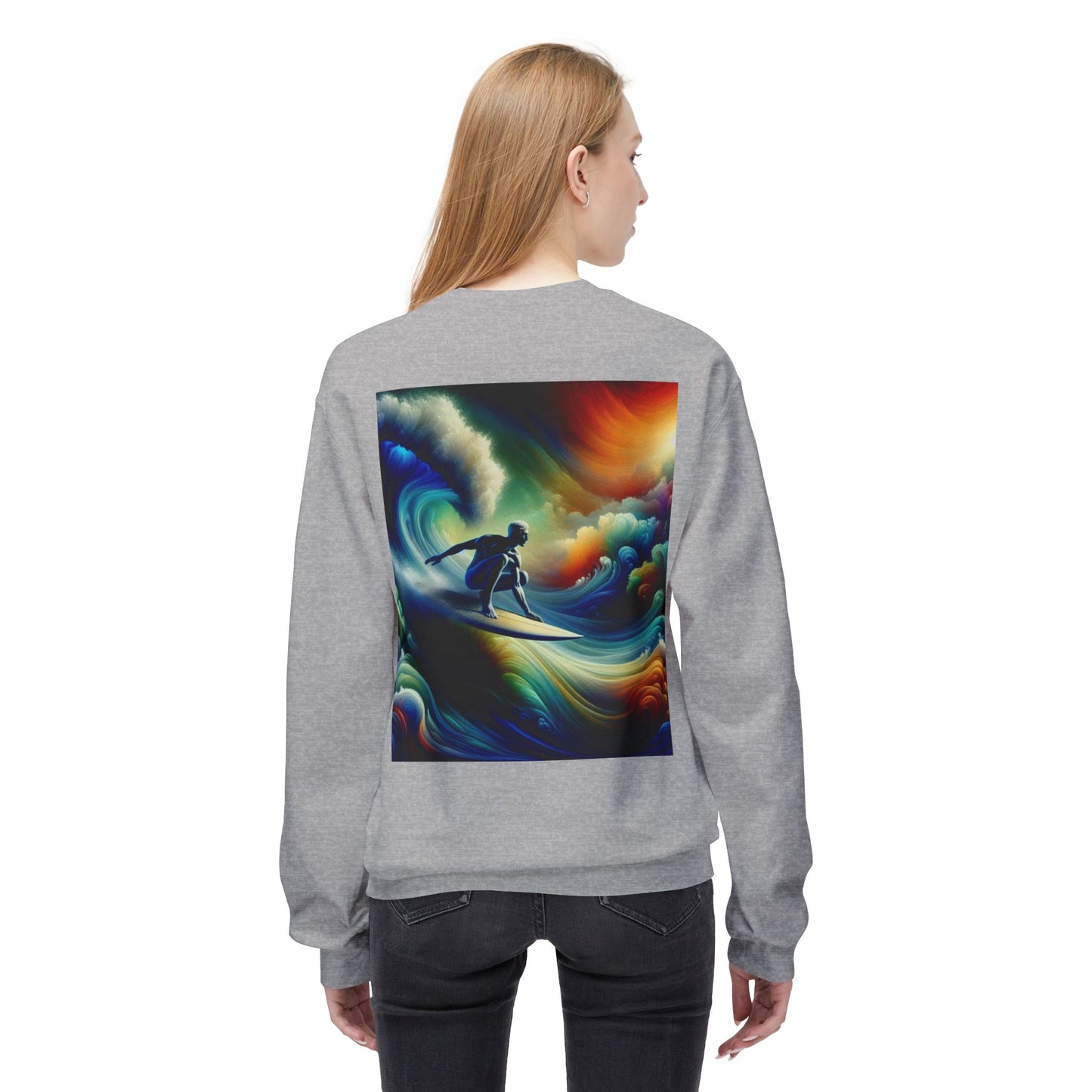 Juicy Clams Unisex Midweight Fleece Crewneck Sweatshirt (D048)