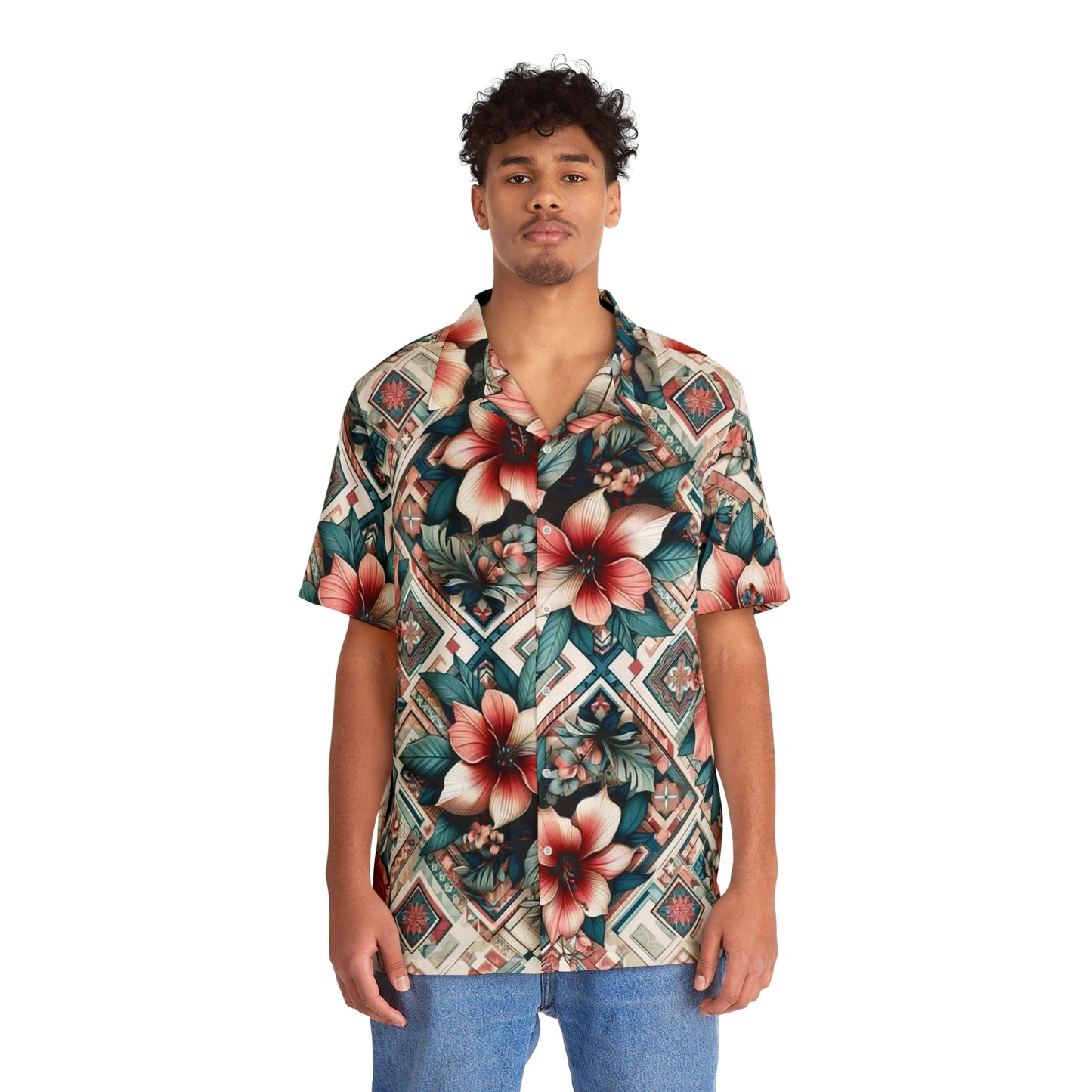 Juicy Clams Men's Hawaiian Shirt (1165)