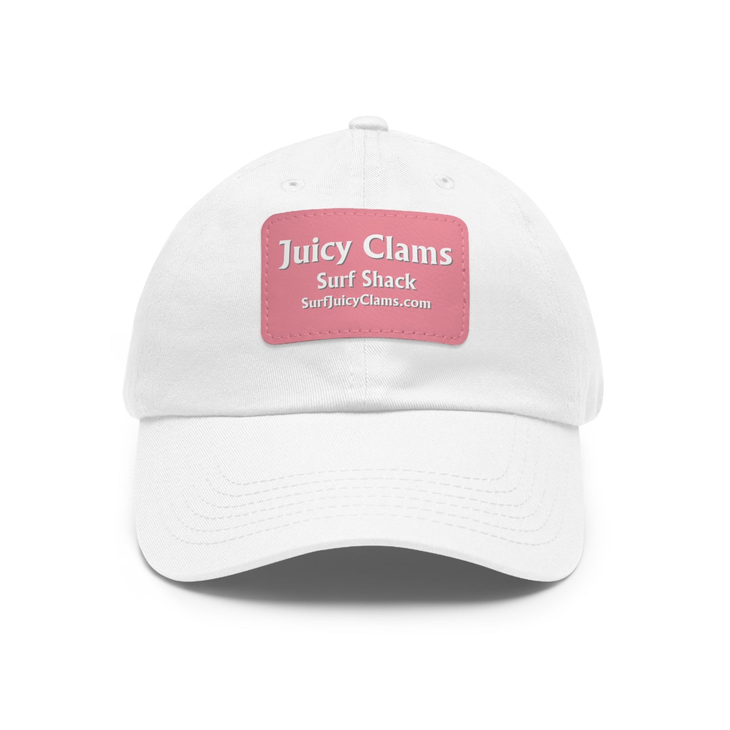 Juicy Clams Ball Cap with Pink Patch