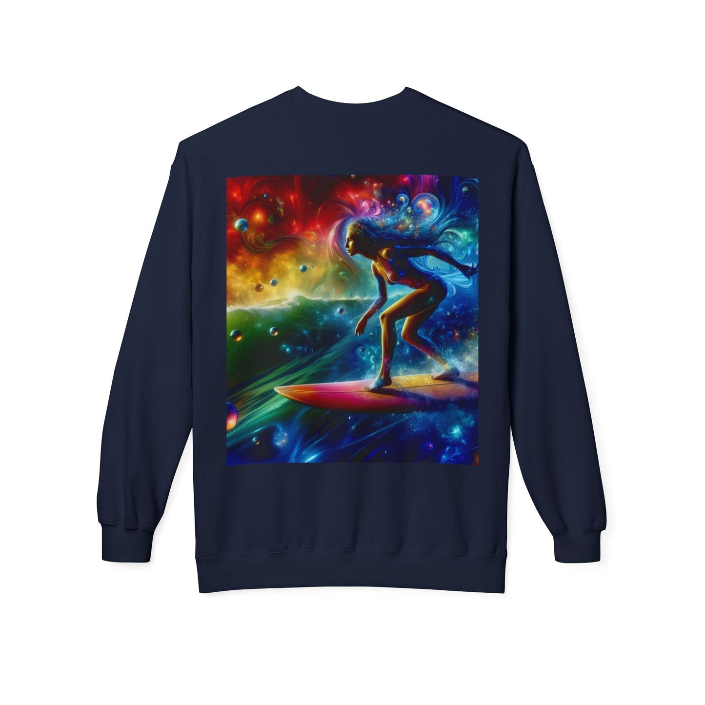 Juicy Clams Unisex Midweight Fleece Crewneck Sweatshirt (D007)