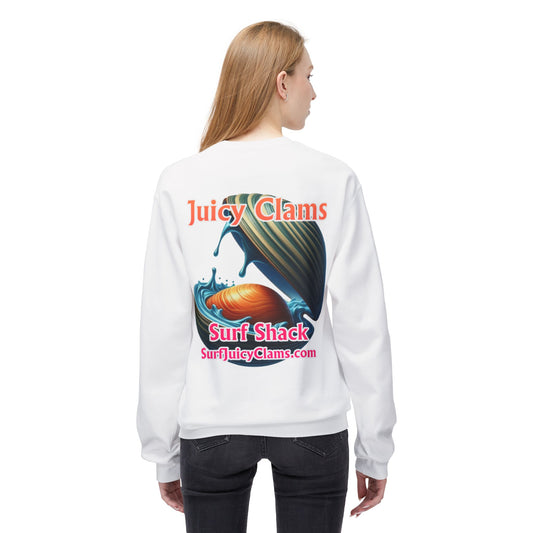 Juicy Clams Unisex Midweight Fleece Crewneck Sweatshirt (L028)