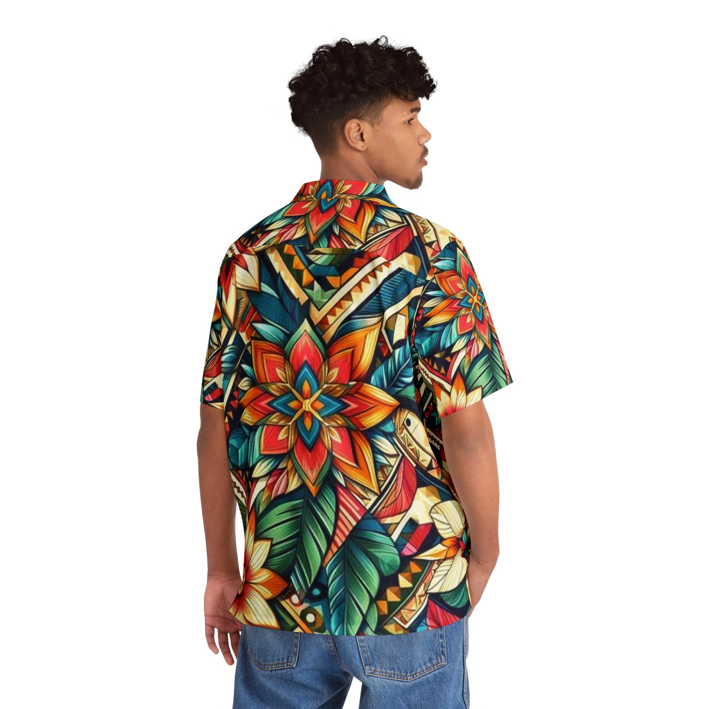 Juicy Clams Men's Hawaiian Shirt (1018)